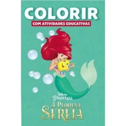 Colorir Atividades Educativas Disney - A Pequena Sereia