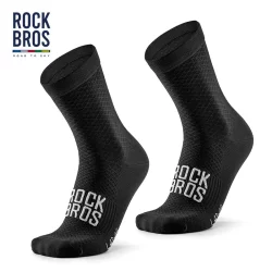 【 Road TO SKY 】 ROCKBROS Meias De Ciclismo Respiráveis De Bicicleta De Estrada Mtb Absorver O Suor Esportivas De Corrida Ao Ar Livre