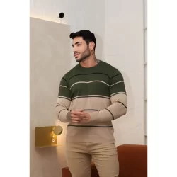 Suéter Masculino Tricô Blusa De Frio Gola Redonda Malha Grossa Envio Imediato