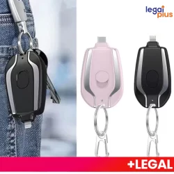 Carregador de Celular de emergência portátil chaveiro 1500 mah para iphone ou android