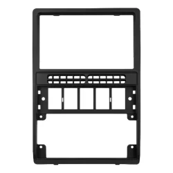 MOLDURA PARA CENTRAL MULTIMIDIA MP5 7 POL GOL G2 PARATI G2 SAVEIRO G2 2 DIN PRETA