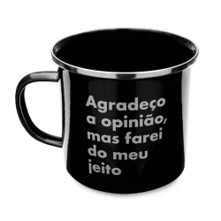 Caneca amarguinhos agradeco a opiniao - Imaginarium