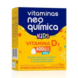 Suplemento Alimentar Neo Química Kids Vitamina D3 400 UI Solução Gotas 10ml