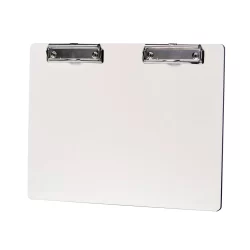 Prancheta Desenho A4 MDF Para Estudo Projeto Leitura Com 2 Prendedor de Metal Para Prender Papel