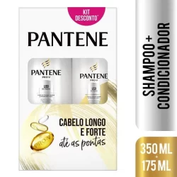 Kit Shampoo Pantene Liso Extremo 350ml + Condicionador 175ml