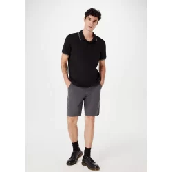 Bermuda Básica Masculina Chino Em Tecido Fio Tinto Hering