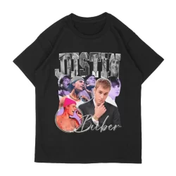 Camiseta Justin Bieber Belieber 90's Cantor Pop 100% Algodão