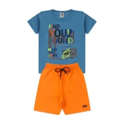 Conjunto Masculino Infantil Encontre Seu Som