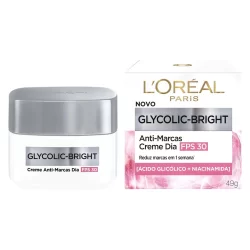 CREME ANTI MARCAS GLYCOLIC BRIGHT DIA FPS30 LORÉAL PARIS 49G
