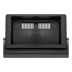 MOLDURA PARA CENTRAL MULTIMIDIA MP5 7 POL 2 DIN FIAT UNO MILLE 1994 A 2013 PRETA