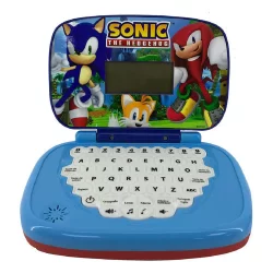 Laptop Infantil Didático Educativo Bilíngue Sonic Candide