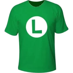 Camiseta Camisa Infantil Mario - Luigi