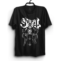 Camiseta Banda Doom Metal Heavy metal rock Ghost 100%