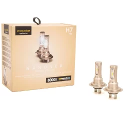 Kit Lampada Nano Led Micro Edition com Tecnologia Chip CSP Flip  12v 3000LM 8000k Encaixe H7