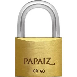 Cadeado Papaiz 40mm - Embalagem Flow Pack com 5 Unidades