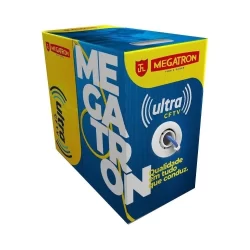 Cabo Ultra CFTV Megatron Mega Alarme 4 Pares CCA 300m Azul