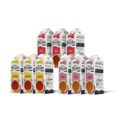 Kit 9 Caldos Naturais Stock Suino Galinha Carne Vero Brodo