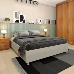 Cama Casal 193cm X 144cm em Mdp Mônaco