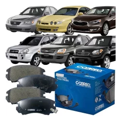 Jogo Pastilha de Freio Dianteira Cobreq Hyundai Sonata Tucson Coupê