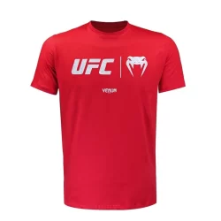 Camiseta Masculina UFC Venum Classic - RED/Silver