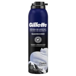 Espuma de Barbear Gillette Carbono com Carvão Ativado 155ml