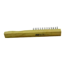 Escova de aço temperado manual com 4 fileiras - Norton