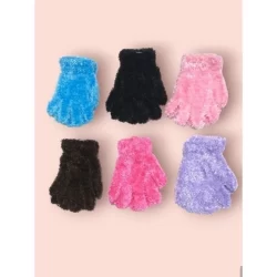 Luva de Pelúcia Criança Pelinho Frio Inverno -LISA