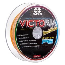 Linha Multifilamento Victoria 8x Multicolor 100m - Maruri