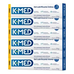 Kit c/ 6 unidades - Gel Lubrificante Íntimo K-med 25g