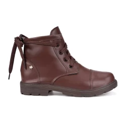 Coturno Infantil Menina Fashion Tratorado Com Laço Da Moda
