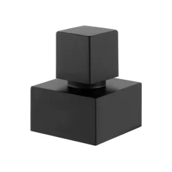 ACABAMENTO QUADRADO ABS PRETO P/ REGISTRO 1.1/4 1.1/2 DOCOL