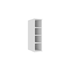 Nicho Aéreo Garrafeiro 4 Nichos Celeste Kappesberg 100% MDF Branco 20cm