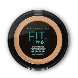 Pó Compacto Maybelline NY Fit Me N07 Médio Escuro Bege