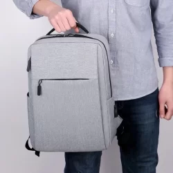 Mochila masculina Para Notebook Moda 18l 15.6 Polegadas Fone de ouvido e USBRadimi Lolita