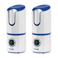 2 Umidificadores de Ar Ultrassônico Inteligente Bivolt com Medidor de Temperatura e Umidade 2,5L Elgin