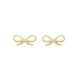 BRINCO NAT LACINHO FOLHEADO A OURO 18K