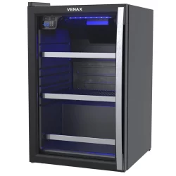 Cervejeira Venax Blue Light 100 Litros Porta Invertida Preto Fosco 220V 19920