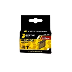 Grampo p/ Grampeador Tipo T - 1,2x10x2,00mm c/ 1000pçs Fertak