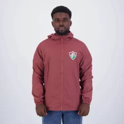Jaqueta Fluminense Corta Vento Towering Bordô