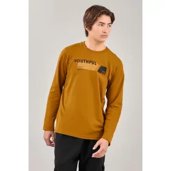 Camiseta Juvenil Menino Meia Malha Beats Marrom