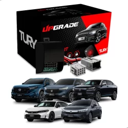 Tury PRO 3.14Gh Módulo Vidro Elétrico Retrovisor Honda Civic City HRV CRV Vezel 4 Portas Automação Plug and Play