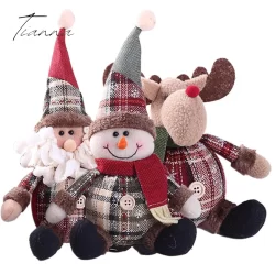 Mesa De Natal Papai Noel Boneca Boneco De Neve Para Decoração De Casa