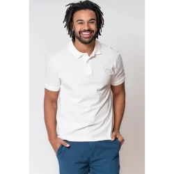 Polo Masculina Meia Malha Polo Wear Off White
