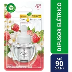 Bom Ar Difusor Elétrico Framboesa e Jasmim Refil 16ml