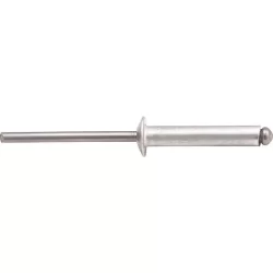 Rebite Repuxo de Alumínio 3,2x8,0mm Mandril Aço com 100 Peças Vonder