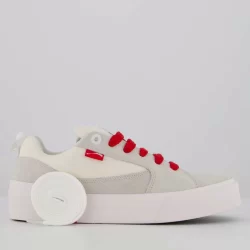 Tênis Coca Cola Daytona Ultra Feminino Branco e Cinza