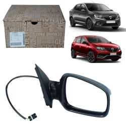 Retrovisor elétrico direito Renault Sandero Logan