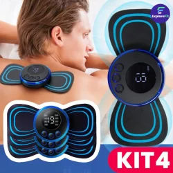 Mini Massageador Relaxante Muscular Portátil Elétrico Recarregável
