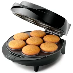 Máquina de Cupcake Maker Pratic CK-01 Preto/Inox 1000W 127V Mondial