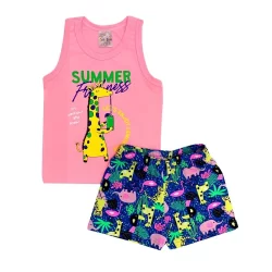 Conjunto Menina Girafinha - Catolele